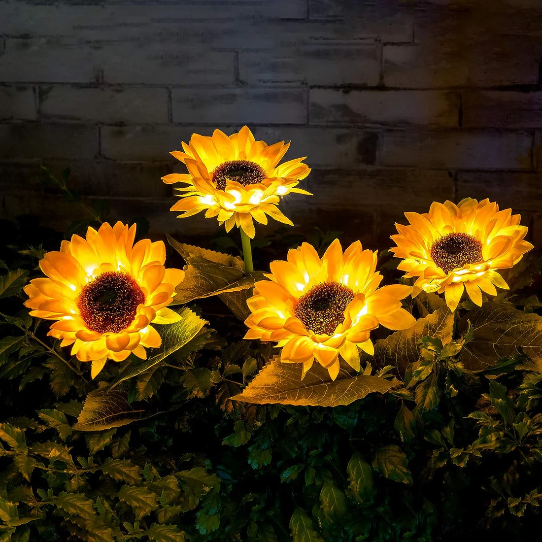 Waterproof Solar Sunflower LED Light