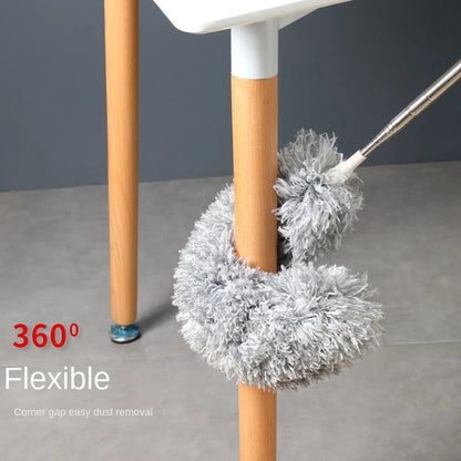 Extendable Cleaning Duster + 2 In 1 Tiles Wiper (COMBO)