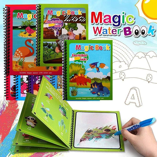 Magical Water Painting Book (Set of 4)